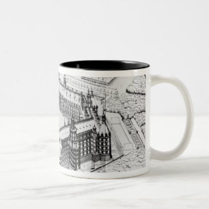 Taza Bicolor Reconstrucción de la abadía de Theleme
