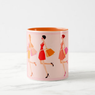 TAZA BICOLOR RECOPILACIÓN DE REINAS COMERCIALES