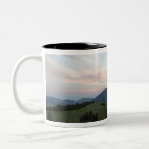 Taza Bicolor Recorridos por las montañas