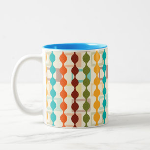 Taza Bicolor Rectángulos y cadenas