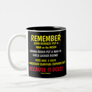 TAZA BICOLOR RECUERDA VOTAR