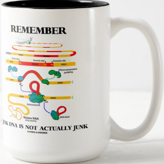 Taza Bicolor Recuerden que el ADN basura en realidad no es basu