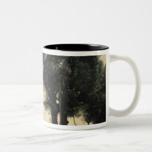 Taza Bicolor Recuerdo del Castel Gandolfo