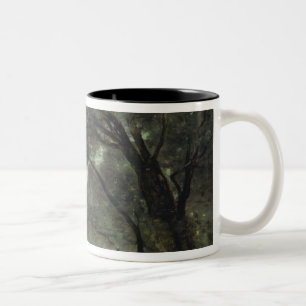 Taza Bicolor Recuerdos de Mortefontaine, 1864