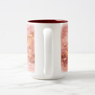 Taza Bicolor Recuerdos tiernos Sage Sellos de vida marina vint
