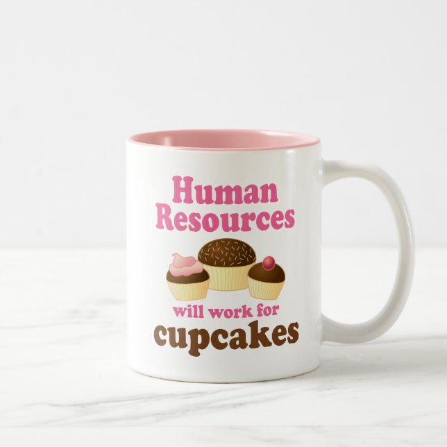 Taza Bicolor Recursos humanos divertidos (Derecha)
