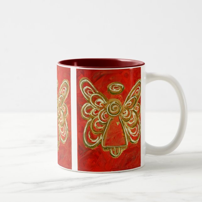 Taza Bicolor Red Angel Mug (Derecha)