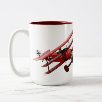 Taza Bicolor Red Baron - Fokker Dr.1 Triplane