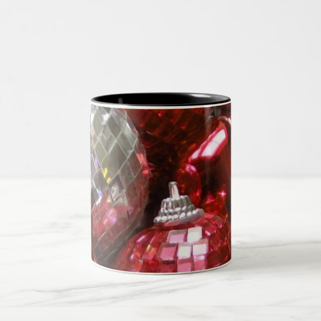 Taza Bicolor Red Baubles dos tonos mugre (Centro)