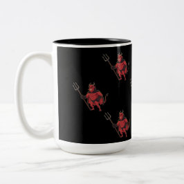 Taza Bicolor Red Devil