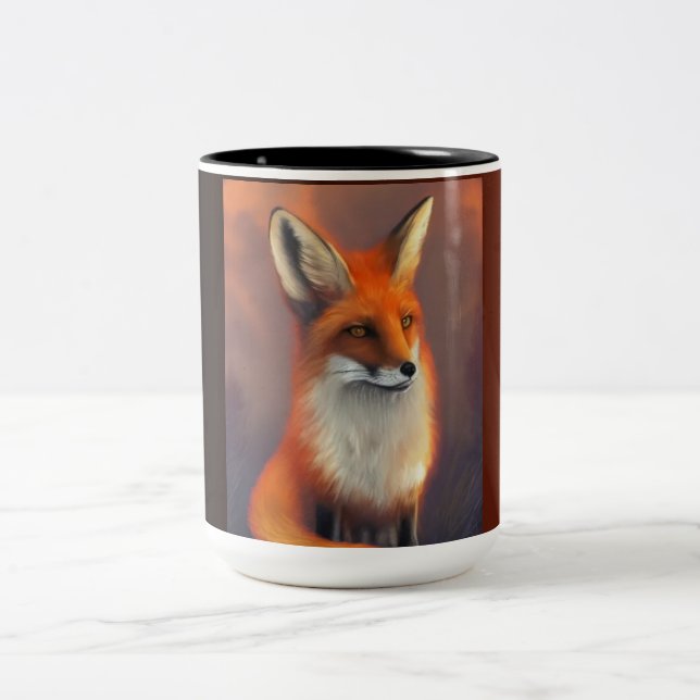 Taza Bicolor Red fox Mug (Centro)