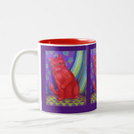 Taza Bicolor Red Fred Mug