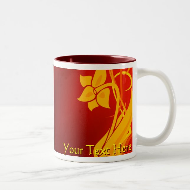 Taza Bicolor Red & Gold Mug (Derecha)