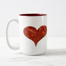 Taza Bicolor Red Love Mug