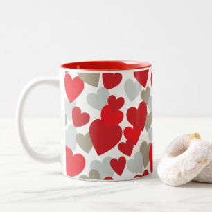 Taza Bicolor Red Love Mug