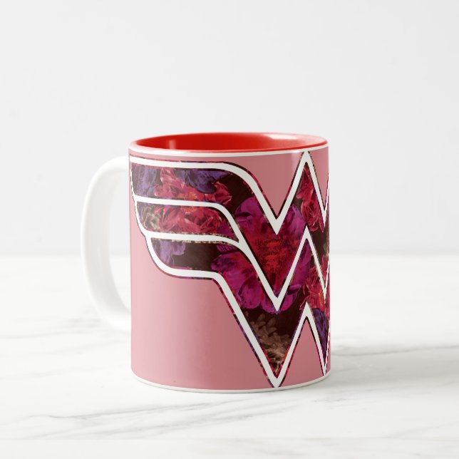 Taza Bicolor Red Rose WW (Anverso izquierdo)
