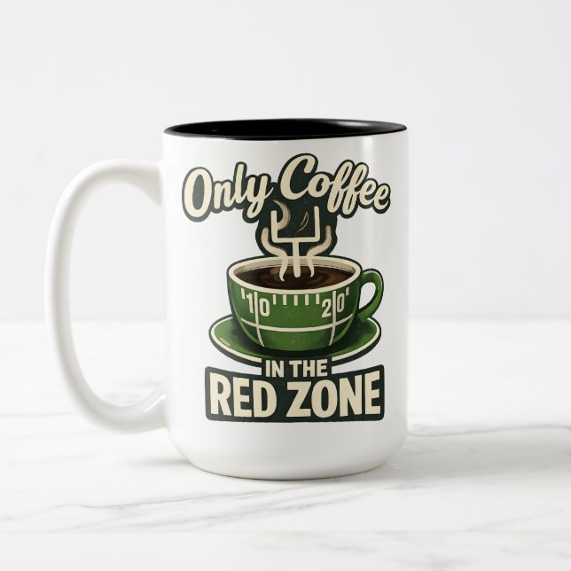 Taza Bicolor Red Zone Coffee Only (Izquierda)