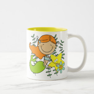 Taza Bicolor Redhead Mermaid