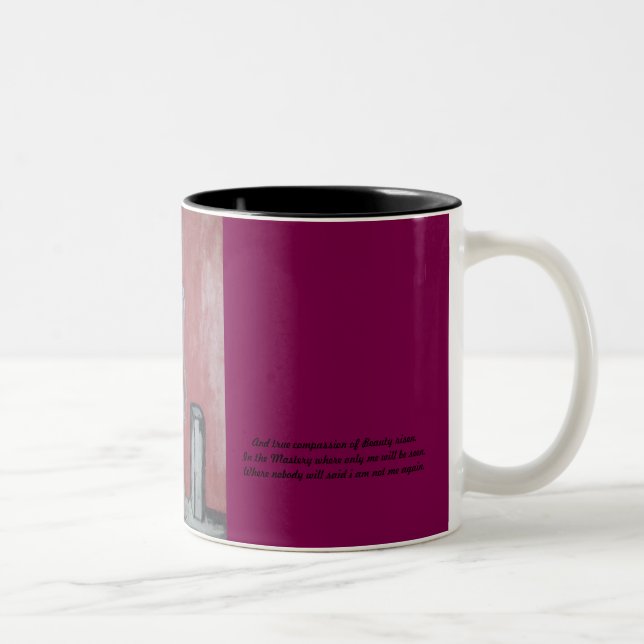 Taza Bicolor Reflexión sobre la imaginación (Derecha)