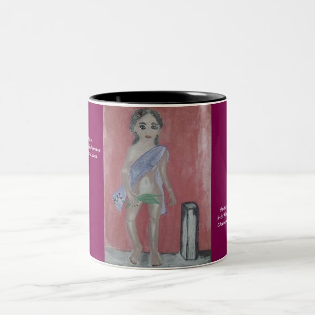 Taza Bicolor Reflexión sobre la imaginación (Centro)