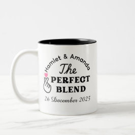 Taza Bicolor regalo boda personalizado Mug