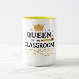 Taza Bicolor Regalo de Agradecimiento a los Maestros – Reina de
