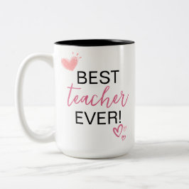 Taza Bicolor Regalo de agradecimiento del profesor | El mejor p