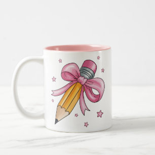 Taza Bicolor Regalo de Apreciación de la Vida de Enseñanza de L