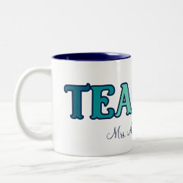 Taza Bicolor Regalo de Apreciación del Gradiente Retro Sunset