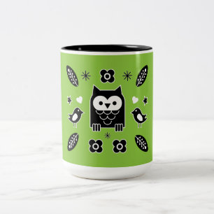 Taza Bicolor Regalo de arte popular para caballos nórdicos