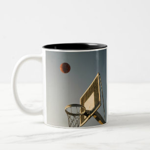 Taza Bicolor Regalo de baloncesto de bonito