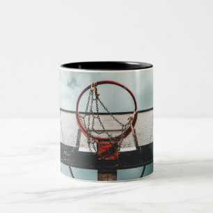 Taza Bicolor Regalo de baloncesto de bonito