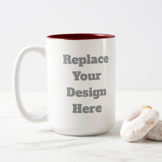 Taza Bicolor Regalo de boda personalizado – Cree su propio dise