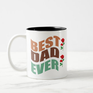 Taza Bicolor Regalo de café para el mejor papá de la historia