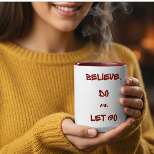 Taza Bicolor Regalo de Cita Motivacional Personalizada para Él 
