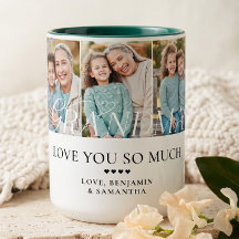 Regalo de Collage de 5 Fotos Personalizadas Te Qui