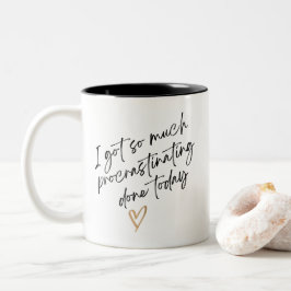 Taza Bicolor Regalo de compañeros de trabajo mínimo divertido y