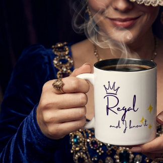 Taza Bicolor Regalo de cumpleaños divertido para ella con confi
