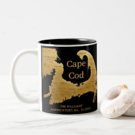 Taza Bicolor Regalo de decoración de casa de playa elegante de