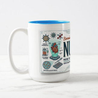 Taza Bicolor Regalo de enfermera biomédica