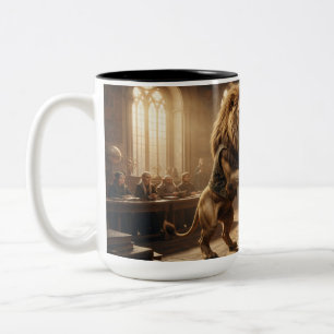 Taza Bicolor Regalo de Flor de Criatura Mágica – Fantasía de Le