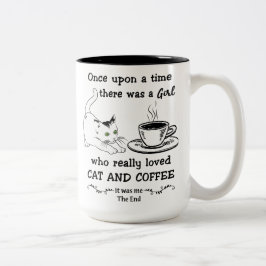 Taza Bicolor REGALO DE GATO Y CAFÉ, regalo de gato lindo