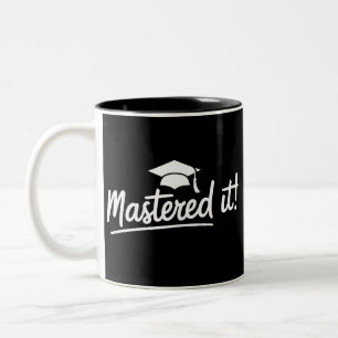 Taza Bicolor Regalo de Graduación de Maestría Dominado