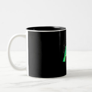 Taza Bicolor Regalo de Halloween Baloncesto Halloween