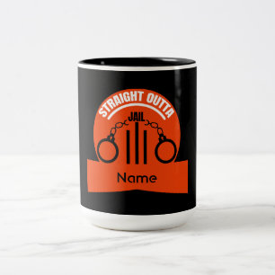 Taza Bicolor Regalo de liberación de la cárcel Salir de la cárc
