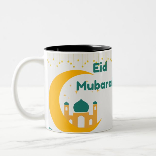 Taza Bicolor Regalo de mubarak de Eid (Izquierda)