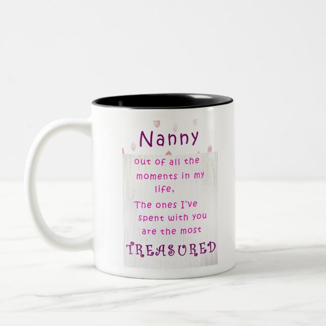 Taza Bicolor Regalo de nana (Izquierda)