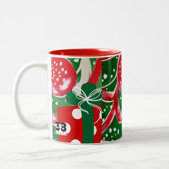 Taza Bicolor Regalo de Navidad (Izquierda)