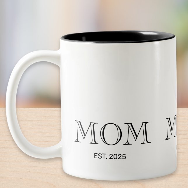 Taza Bicolor Regalo de nueva mamá (Subido por el creador)