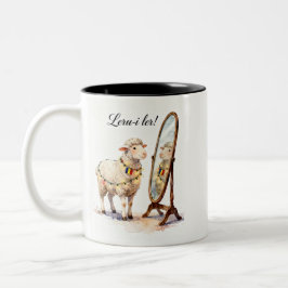 Taza Bicolor Regalo de oveja Leru-i Ler - Fiesta de la diáspora
